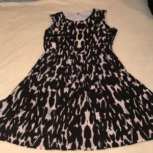 Calvin Klein Black and Light Gray Dress